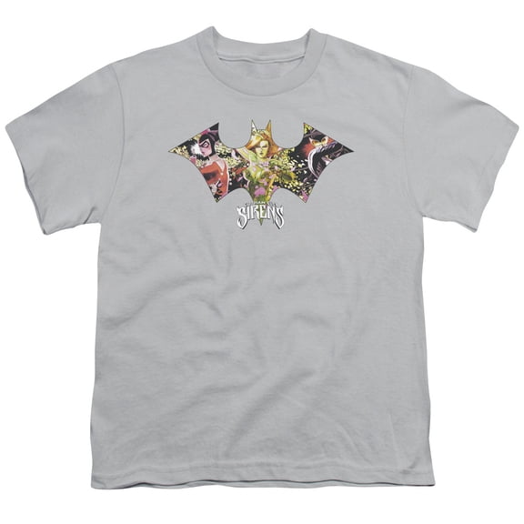 Batman - Sirens Bat - Youth Short Sleeve Shirt - Small