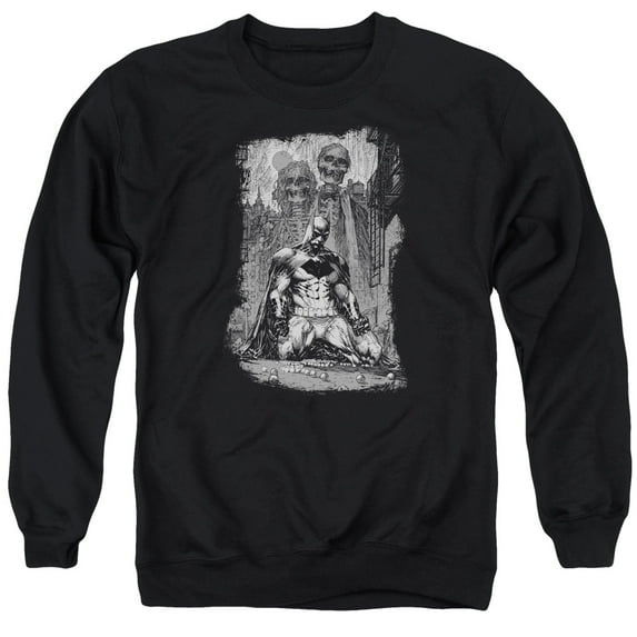Batman - Sketchy Shadows - Crewneck Sweatshirt - XX-Large