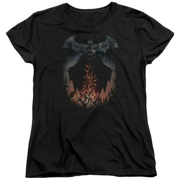 Batman - Smoke & Fire - Women's Short Sleeve Shirt - X-Large