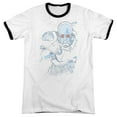 thumbnail image 1 of Batman Snowblind Freeze Adult Ringer White Black, 1 of 1