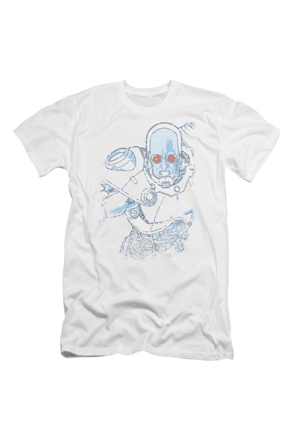 Batman Snowblind Freeze Premium Canvas T-Shirt Adult Slim Fit 30/1 White