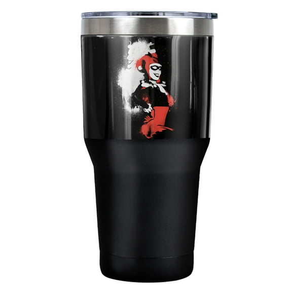 Batman Splattered Couple Stainless Steel Tumbler 30 oz Coffee Travel Cup, Vacuum Insulated & Double Wall with Leakproof Sliding Lid