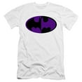 thumbnail image 1 of Batman Split Symbol-Hbo S/S Adult 30/1 T-Shirt-White, 1 of 1