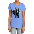 thumbnail image 1 of Batman Spotlight Women's T Shirt, Carolina Blue, 2X-Large, 1 of 6