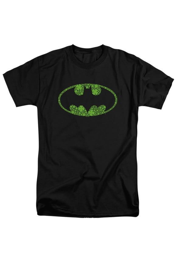 St. Patrick's Day Shamrock Logo Unisex Adult Tall T Shirt,Black, 2X-Large