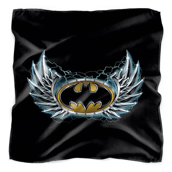 Batman Steel Wings Logo Bandana (21 in x 21 in)