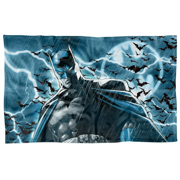 Batman Stormy Knight Closeup Fleece Blanket 36' x 58'