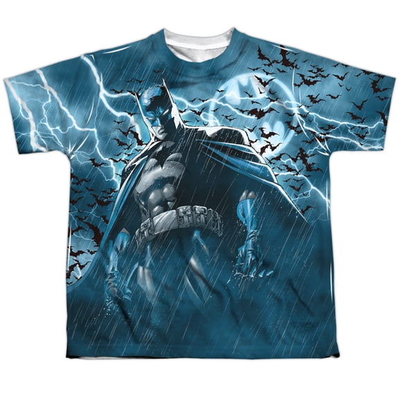Batman - Stormy Knight - Youth Short Sleeve Shirt - Large