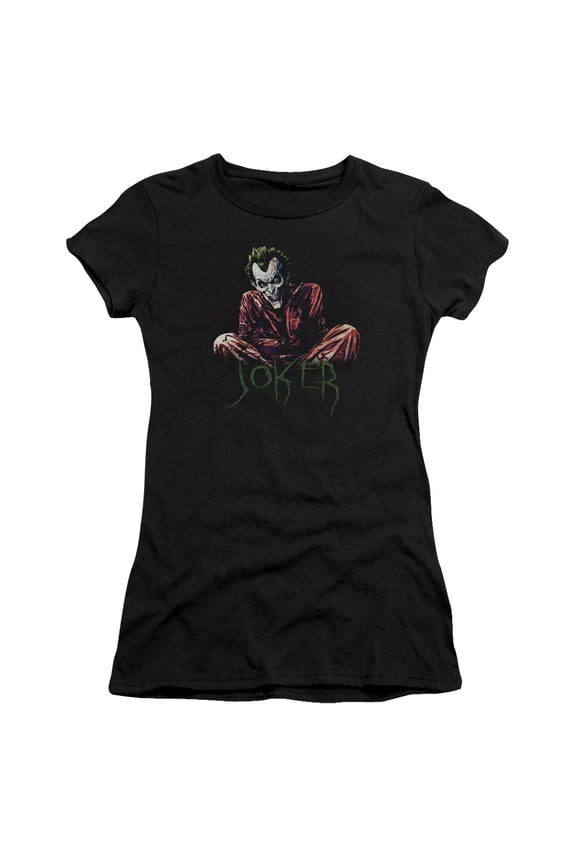 Batman - Straight Jacket - Juniors Teen Girls Cap Sleeve Shirt - Medium
