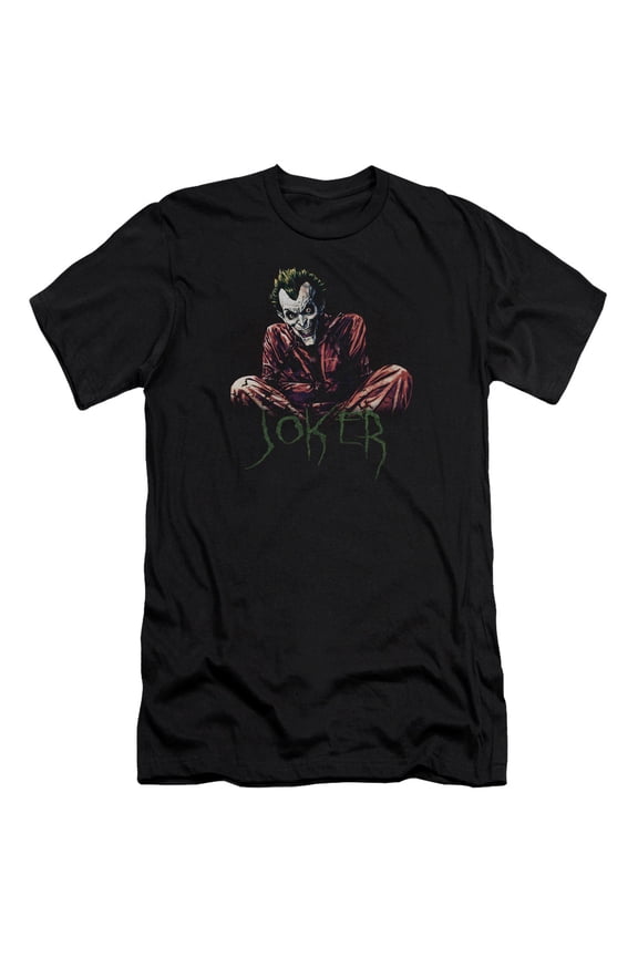 Batman - Straight Jacket - Premium Slim Fit Short Sleeve Shirt - Medium