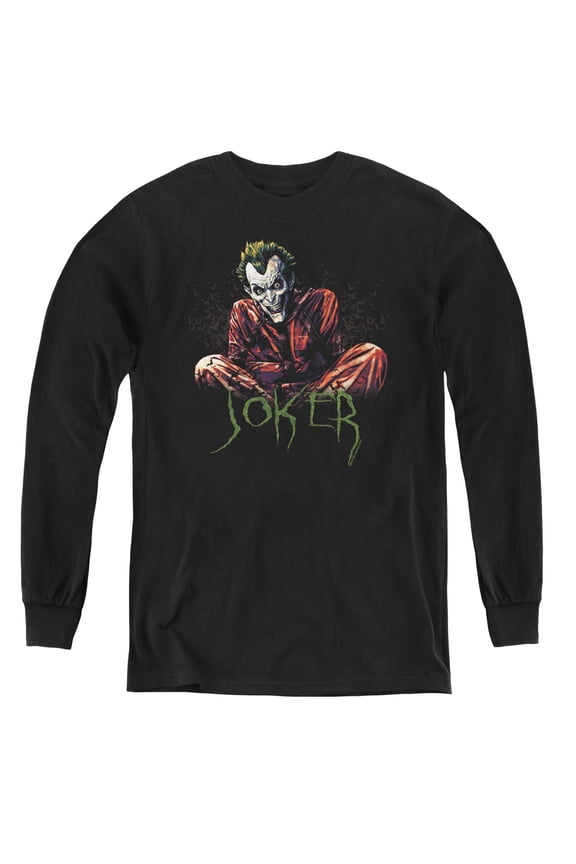 Batman - Straight Jacket - Youth Long Sleeve Shirt - Small