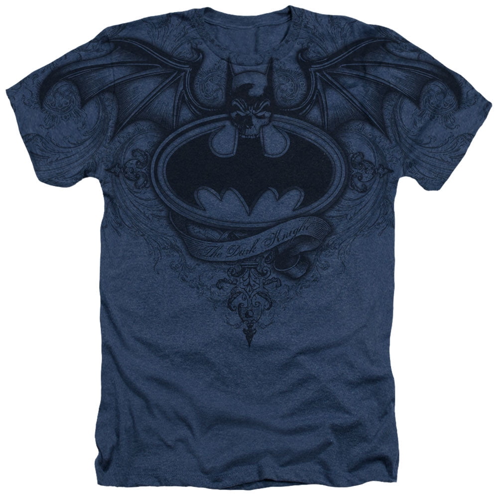 Batman - Sublimated Winged Logo - Heather Short Sleeve Shirt - Small - Walmart.com