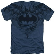 TREVCO Batman - Sublimated Winged Logo - Heather Short Sleeve Shirt - XX-Large