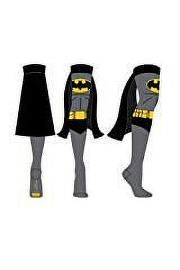 Batman Suit Up Over the Knee Costume Cape Sock