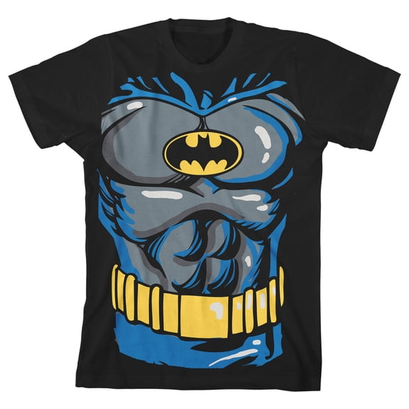 Batman Superhero Cosplay Youth Black Graphic Tee-Medium