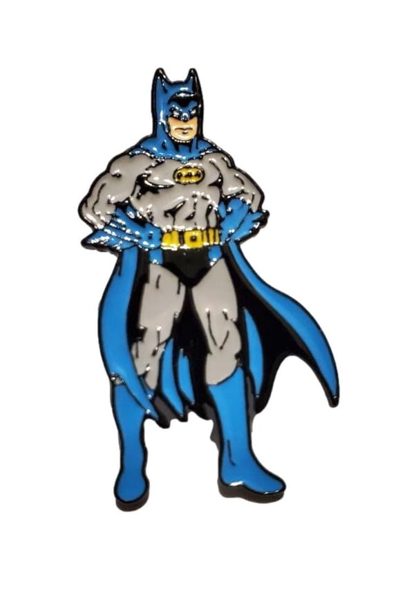 Batman Superhero Posing 1.5 Inches Tall Enamel Metal Pin
