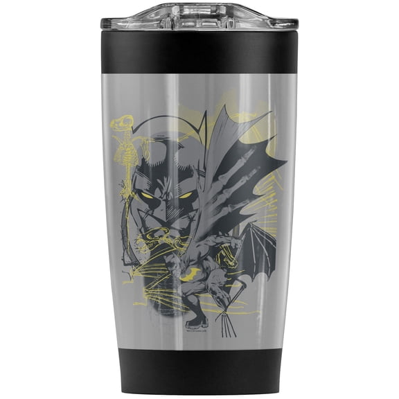 Batman Symbiotic Stainless Steel Tumbler 20 oz Coffee Travel Mug/Cup, Vacuum Insulated & Double Wall with Leakproof Sliding Lid | Great for Hot Drinks and Cold Beverages