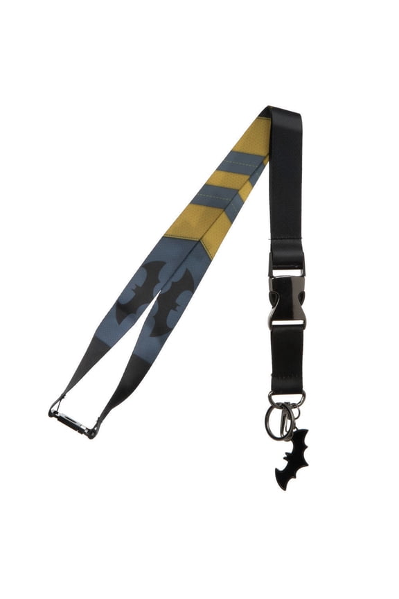 Batman Symbol Breakaway Neck Lanyard Superhero Keychain