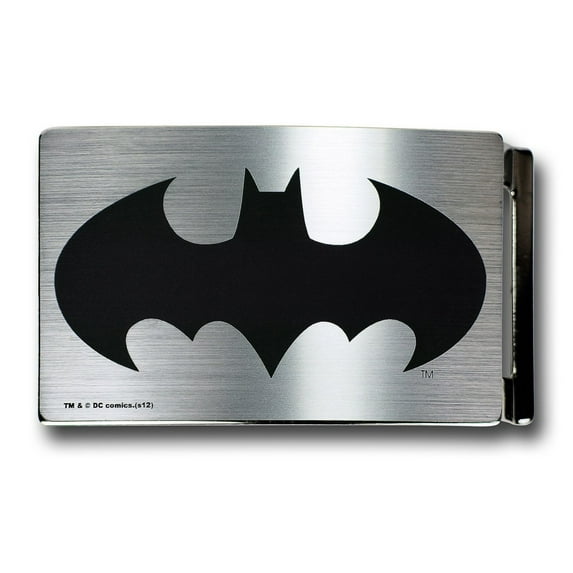 Batman Symbol Brushed Rectangular Belt Buckle