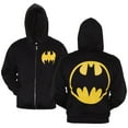 thumbnail image 1 of Batman Symbol Zip-Up Hoodie, 1 of 1