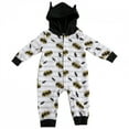 thumbnail image 1 of Batman Symbols Infant Hooded Fleece Coveralls with Ears-24 Months, 1 of 3