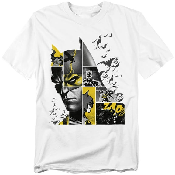Batman T-Shirt 80 Years Bat Panels Unisex Graphic Tee for Men & Women