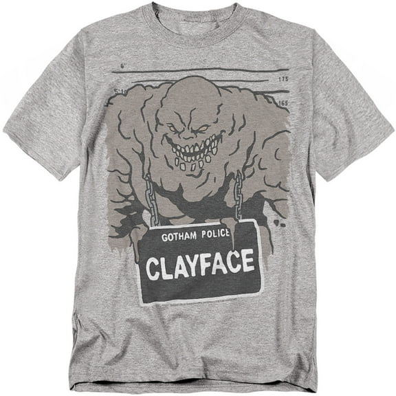 Batman T-Shirt The Clayface Mugshot Unisex Graphic Tee for Men & Women