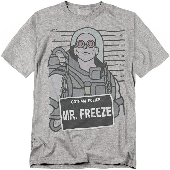 Batman T-Shirt The Mr. Freeze Mugshot Unisex Graphic Tee for Men & Women