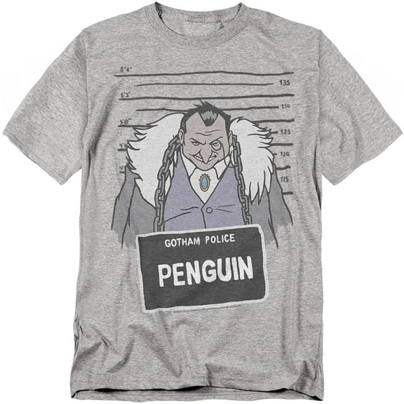 Batman T-Shirt The Penguin Mugshot Unisex Graphic Tee for Men & Women
