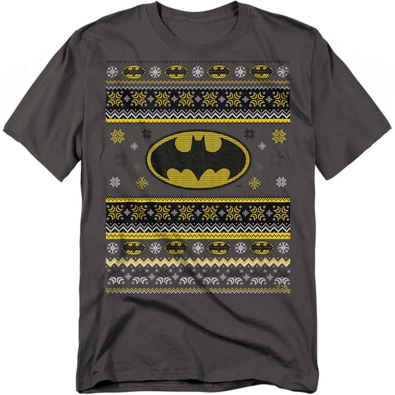 Batman T-Shirt Ugly Christmas Logo Unisex Graphic Tee For Men & Women