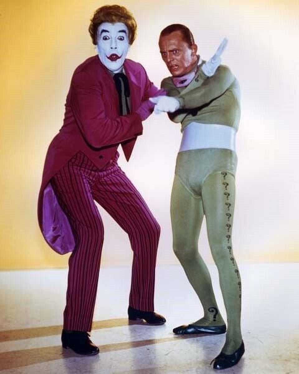 Batman TV Cesar Romero & Frank Gorshin as Joker & Riddler 8x10 inch ...