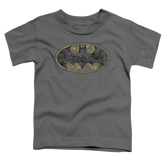 Batman - Tattered Logo - Toddler Short Sleeve Shirt - 2T