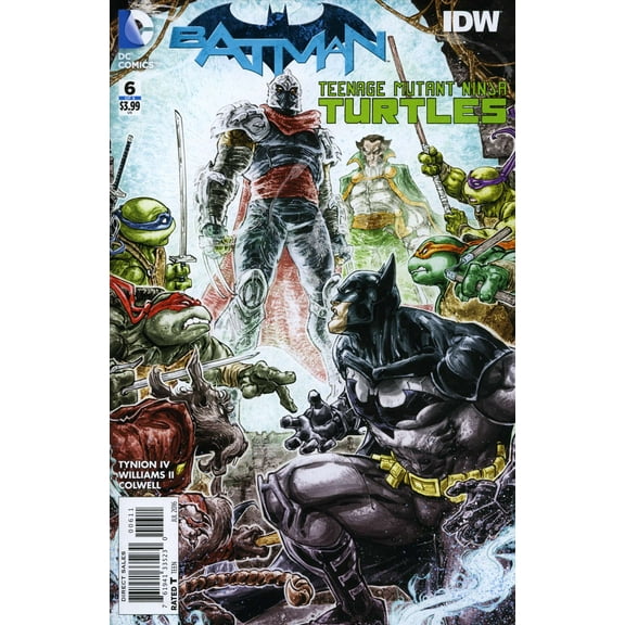 Batman/Teenage Mutant Ninja Turtles #6 VF ; DC Comic Book