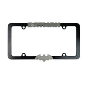 Batman Chrome Logo Metal License Plate Frame