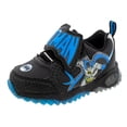 thumbnail image 1 of Batman Text Logo Slip-on Laceless Kid's Sneakers-Size 8, 1 of 5