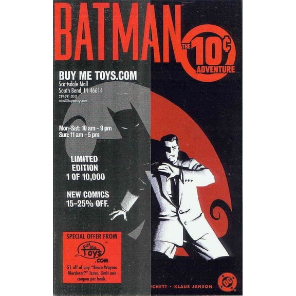 Batman: The 10-Cent Adventure #1A VF ; DC Comic Book