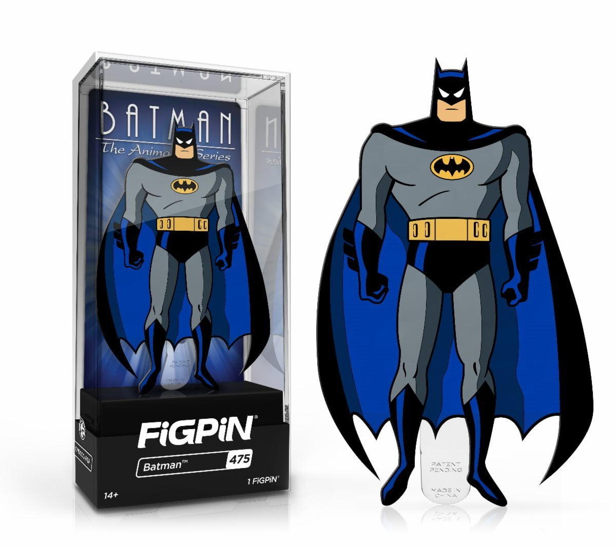 THE TOY VOID Batman: The Animated Series Batman FiGPiN Classic Enamel Pin