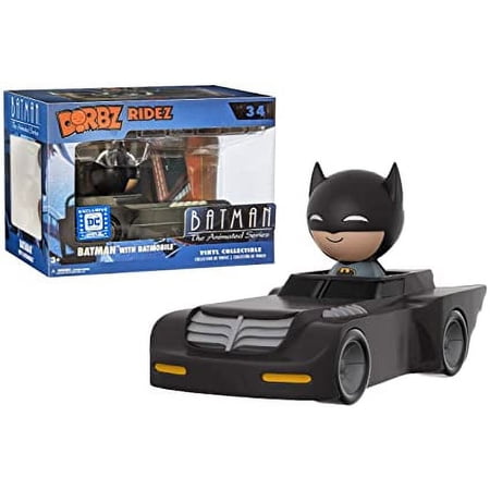 Batman The Animated Series Batmobile Dorbz Ridez with Batman Vinyl Figure