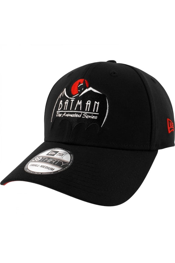 The Animated Series Cape Logo New Era 39Thirty Fitted Hat-Large/XLarge