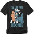 thumbnail image 1 of Batman The Animated Series T-Shirt Fate Decide Unisex Graphic Tee For Men & Women, 1 of 7