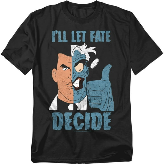 Batman The Animated Series T-Shirt Fate Decide Unisex Graphic Tee For Men & Women