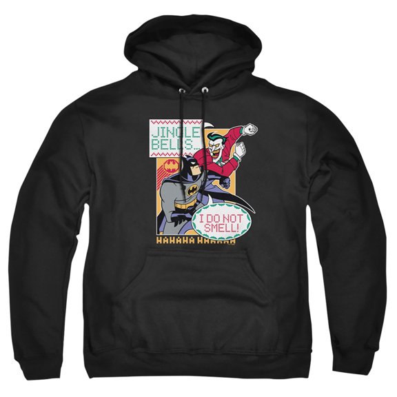 Batman The Animated Series Jingle Bells I Do Not Smell Unisex Adult Pull-Over Hoodie