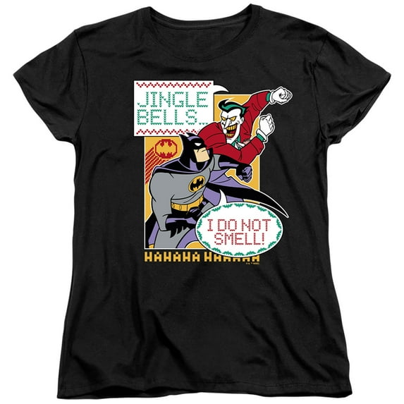 Batman The Animated Series Jingle Bells I Do Not Smell Women's T Shirt