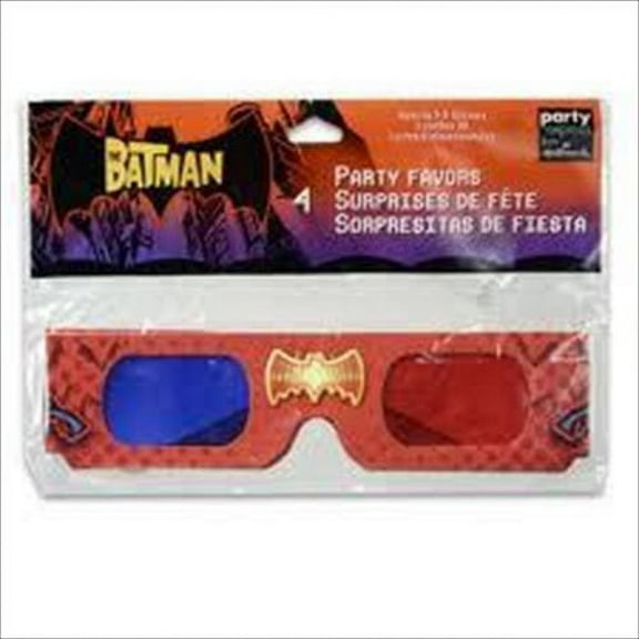 Batman 'The Batman' 3-D Glasses / Favors (4ct)