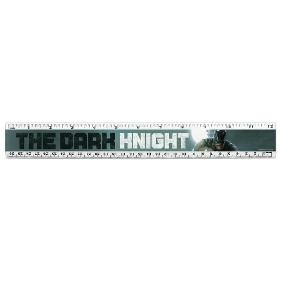 Batman The Dark Knight 12 Inch Standard and Metric Plastic Ruler