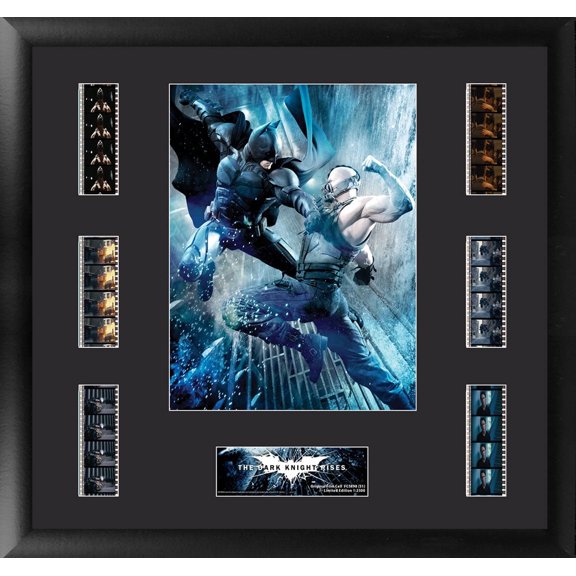 Batman: The Dark Knight Rises (Batman vs Bane) FilmCells Presentation Limited Edition Montage Wall Art USFC5898