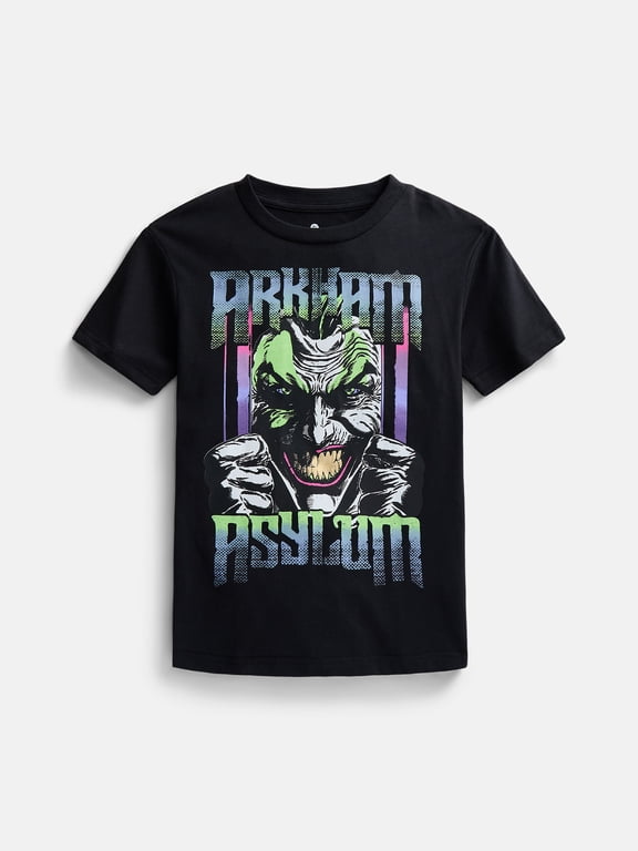 The Joker Boys Graphic Halloween Tee with Short Sleeves, Sizes 4-18