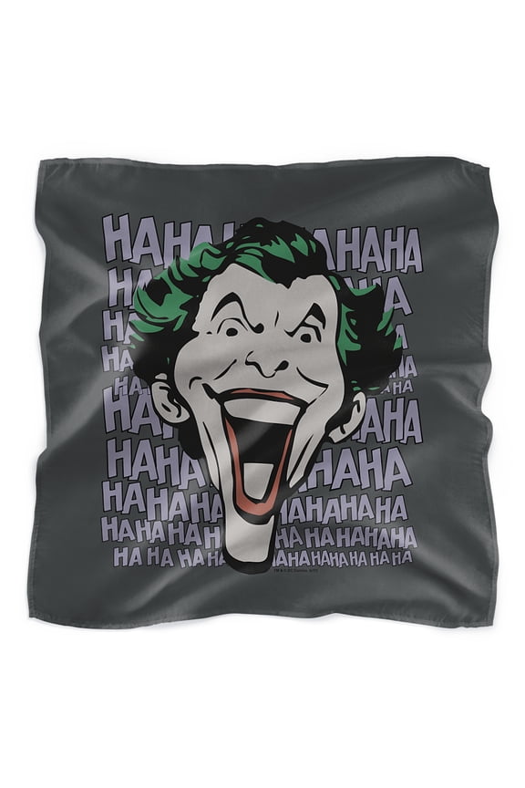 Batman The Joker Dastardly Merriment Bandana (21 in x 21 in)