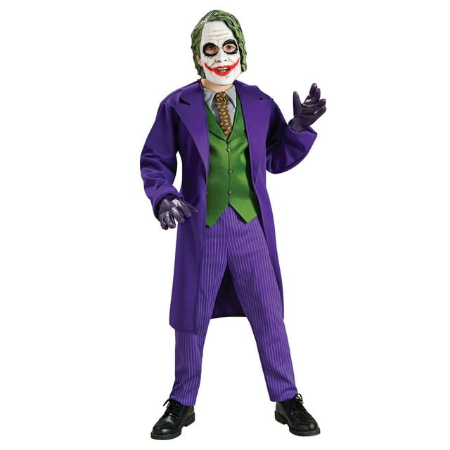 Batman The Joker Deluxe Boy's Halloween Fancy-Dress Costume for Child, S