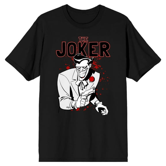 Batman The Joker Men's Black Short-Sleeve T-shirt-XL